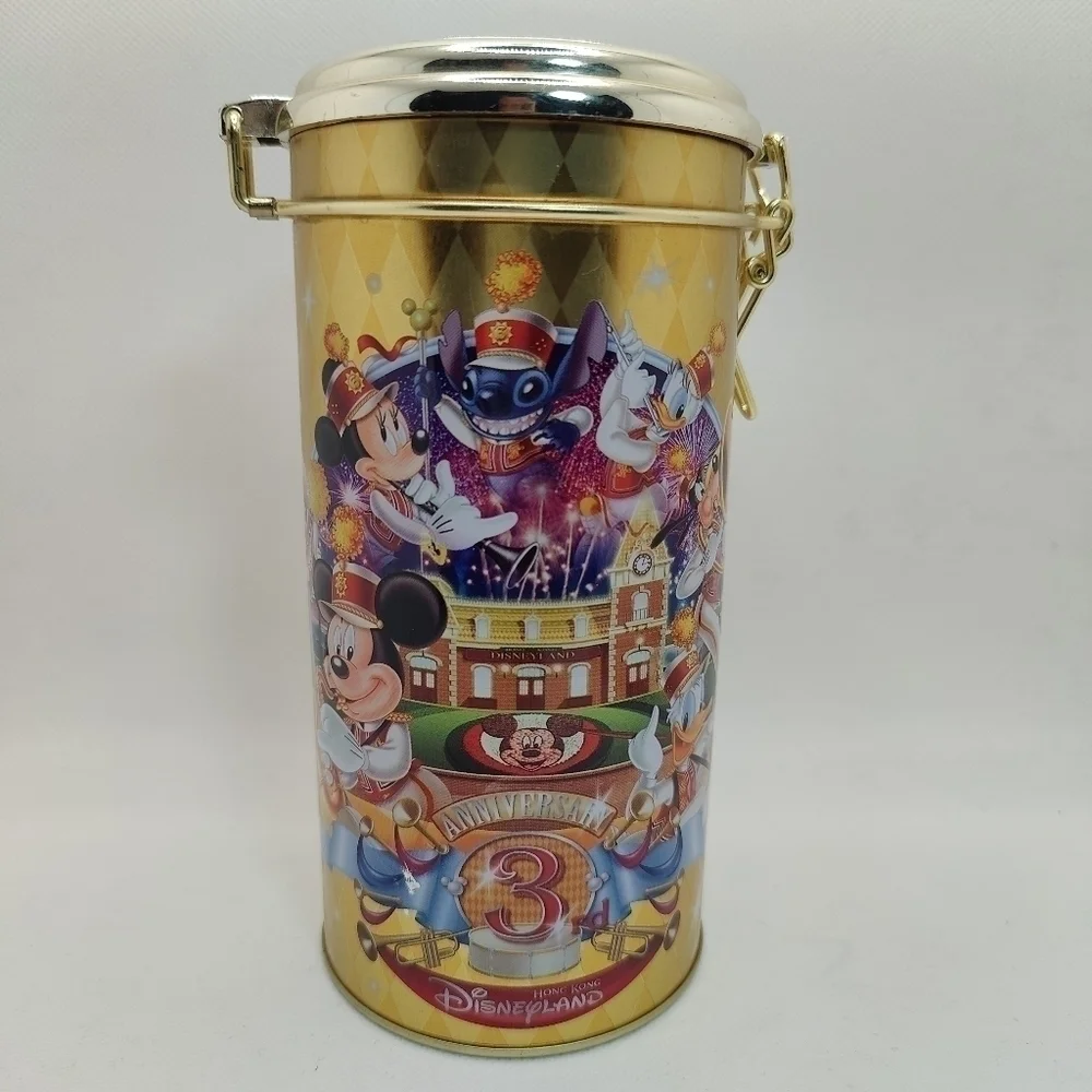 𝅺DISNEYLAND Hong Kong 3rd Anniversary Commemorative Tin Collectible